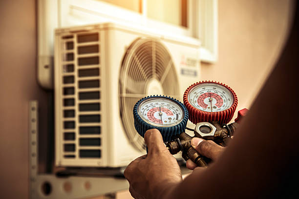 Professional Ductwork Repair technician working in East Orleans, MA
